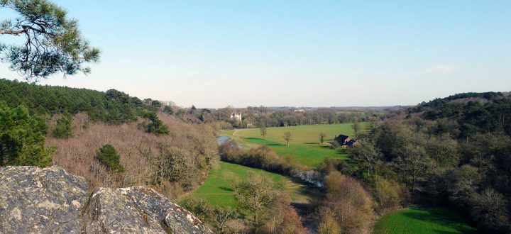 Promenade au rocher des amoureux - vallée du don - Guémené-Penfao - Loire-atlantique - pays de Redon