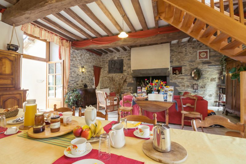 Maison d'hôtes petit-déjeuner Les Roseaux de Callac Convivialité Guémené-Penfao 44 loire atlantique